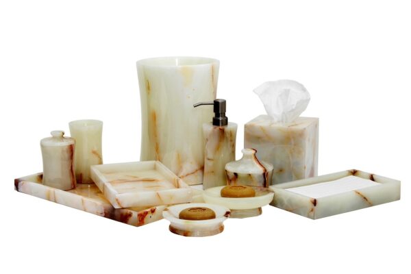 Vinca Collection Light Green Onyx