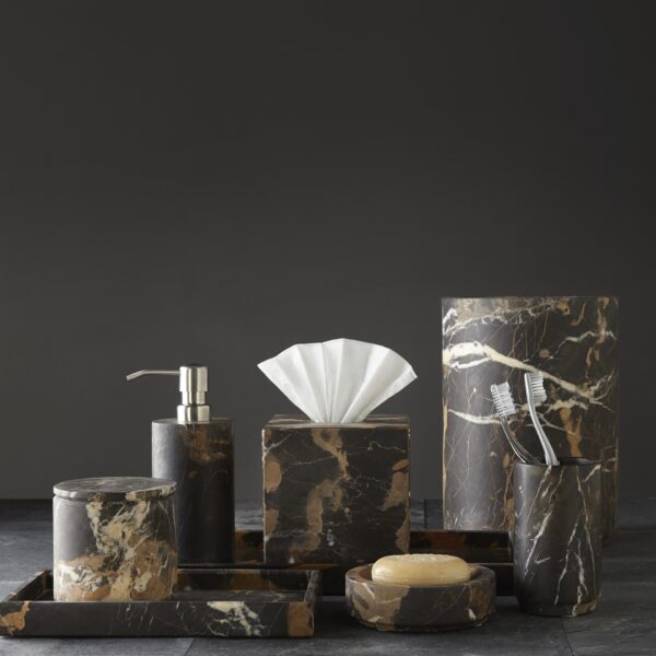 Eris Collection Black & Gold Marble