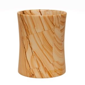 Vinca Collection Teak Stone Waste Bin W/LINER