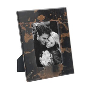 Venus Collection Black & Gold Marble 8x10 Frame