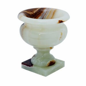 Phoebe Style Light Green Onyx Planter
