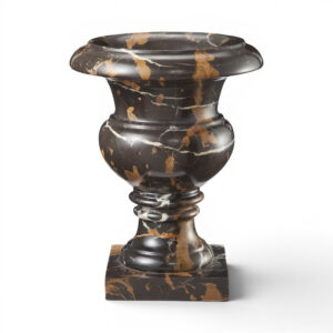 Selene Style Black Gold Marble Planter